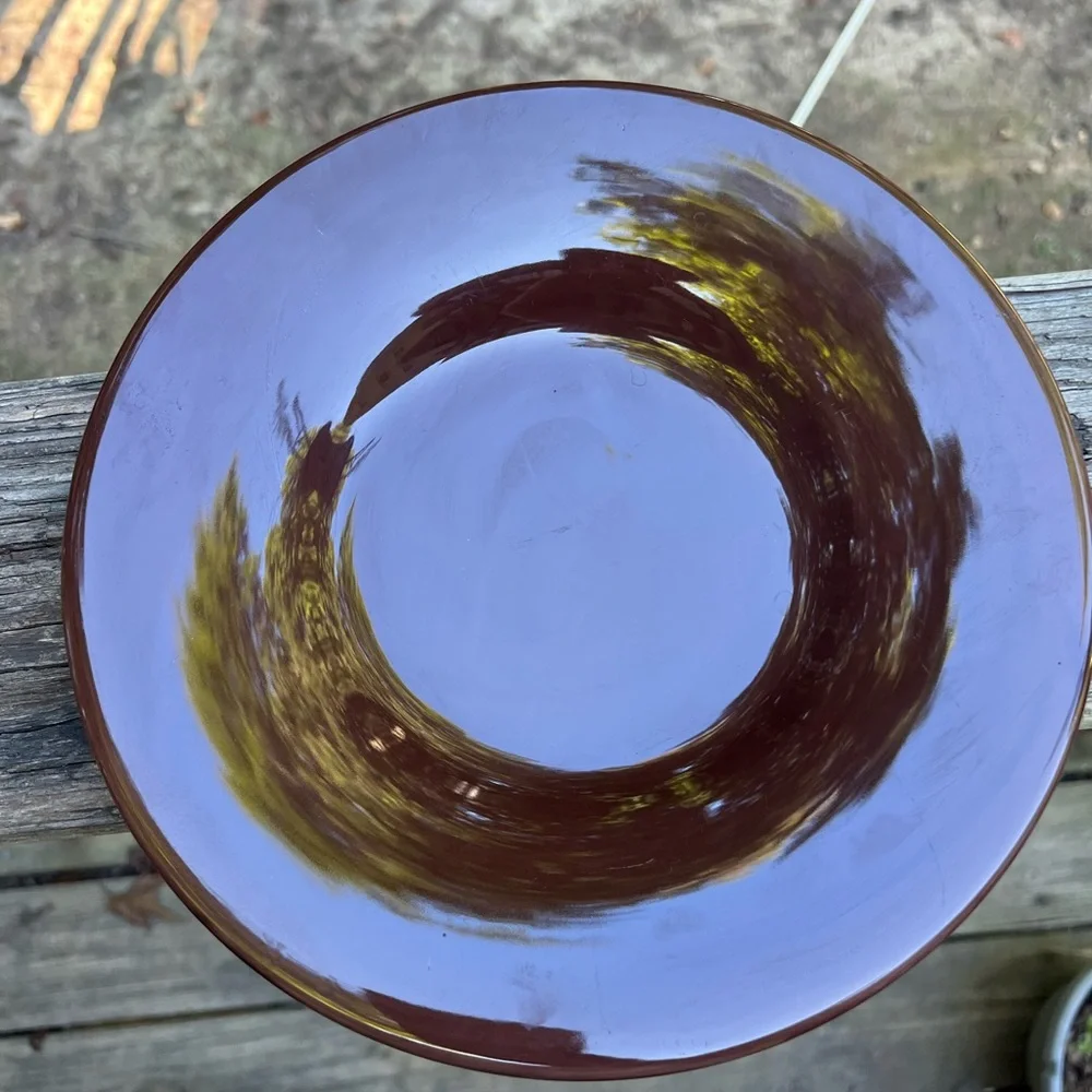Pottery Barn Brown 10” Sausalito salad plate